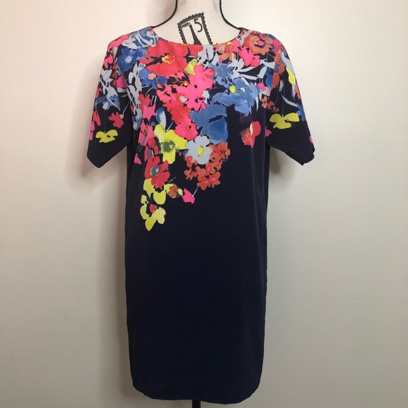 Ann Taylor Dresses & Skirts - Ann Taylor Navy Blue Shift Dress Small Petite